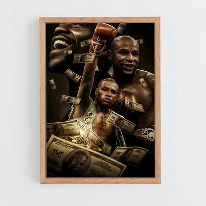 ap-floyd mayweather-3 cadre Bois clair