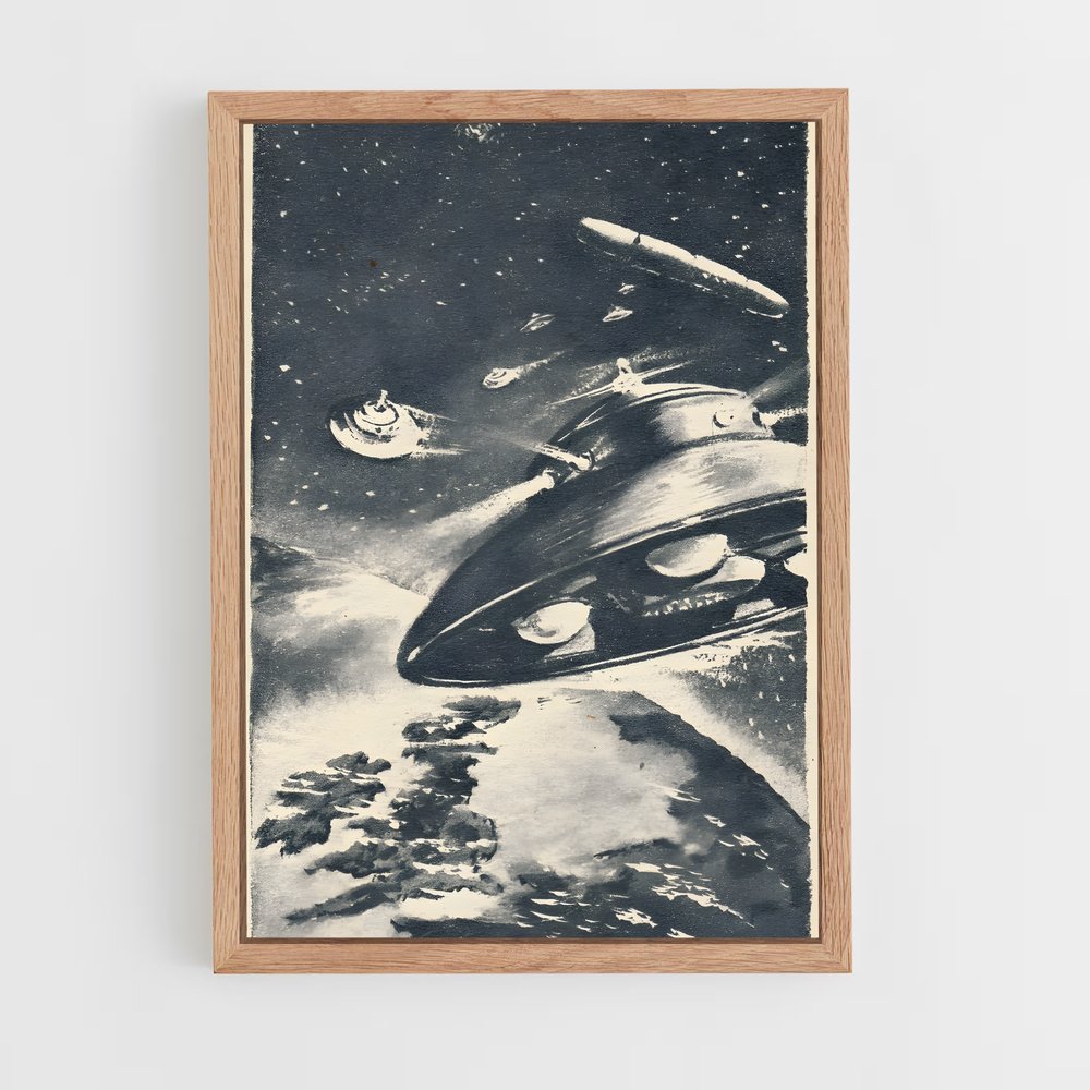 ap-flying saucer-6 cadre Bois clair