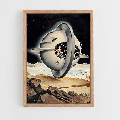 ap-flying saucer-9 cadre Bois clair