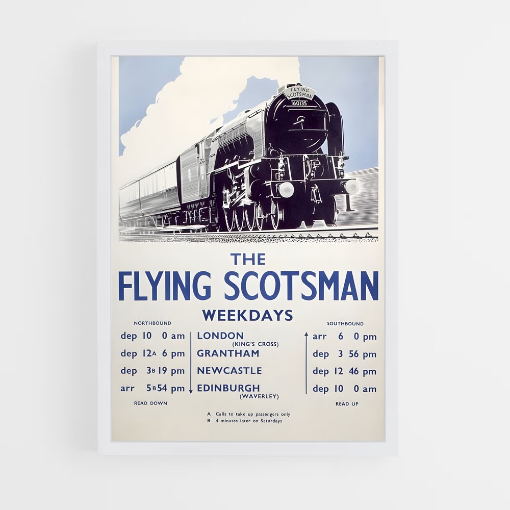 ap-flying scotsman-3 cadre Blanc