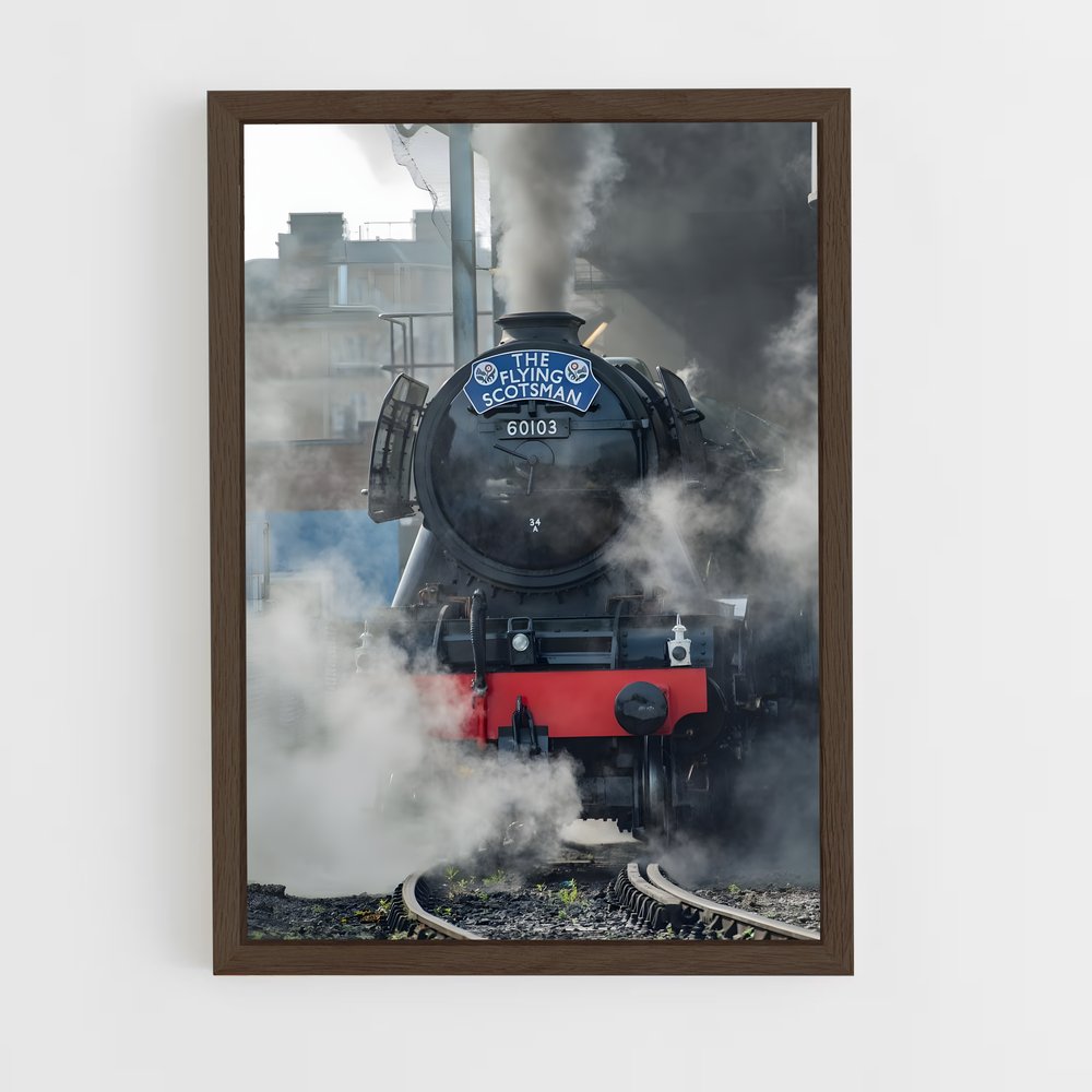ap-flying scotsman-4 cadre Bois foncé
