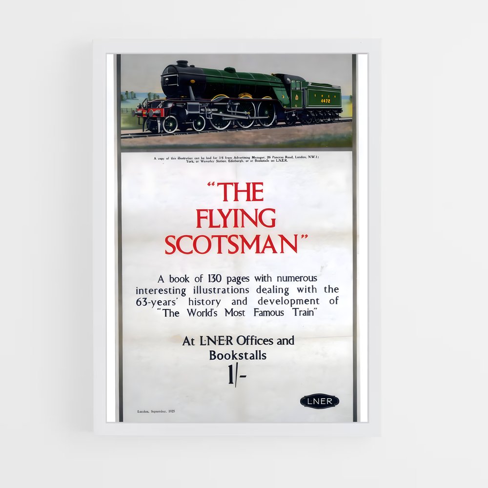 ap-flying scotsman-6 cadre Blanc