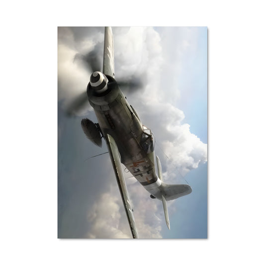 Poster Focke-Wulf dans les Nuages