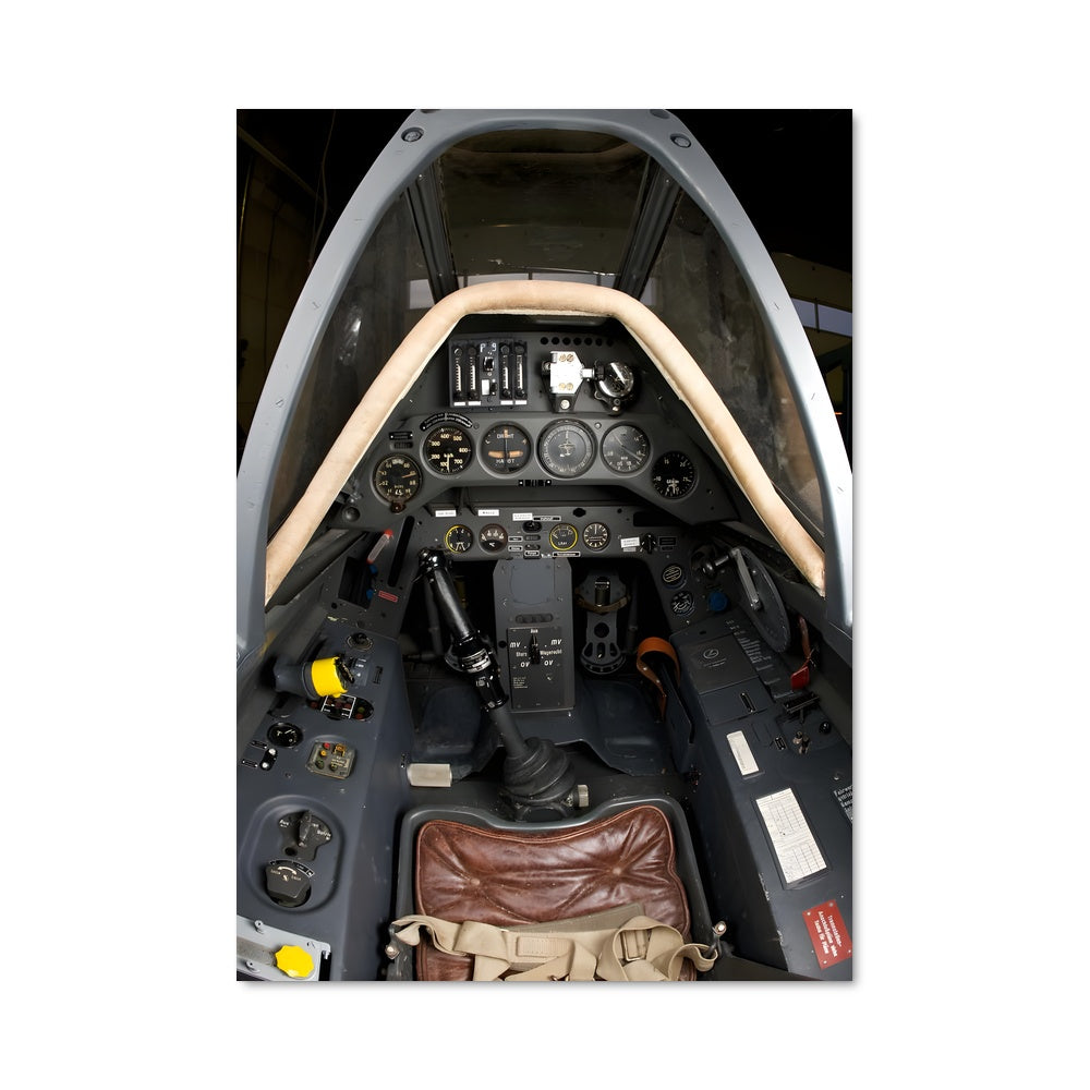 Poster Cockpit de Chasse