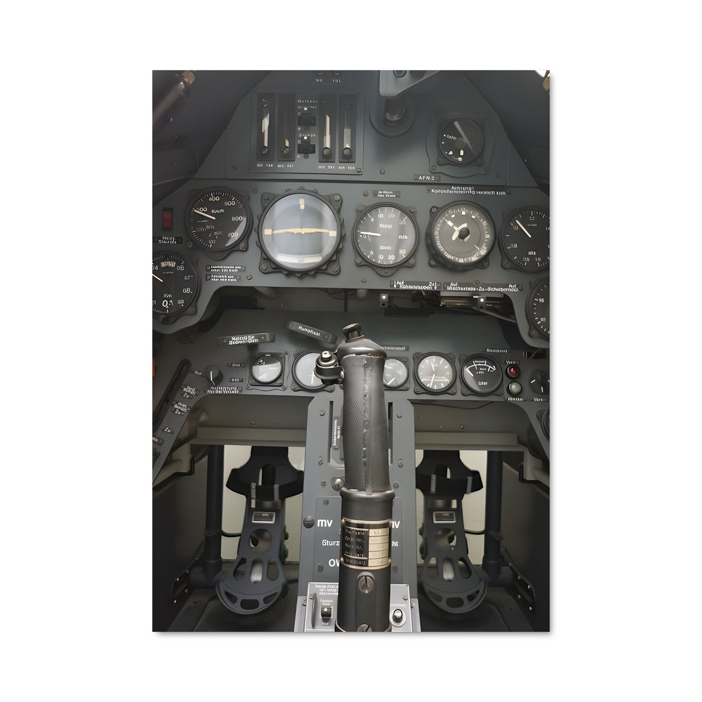 Poster Cockpit de Combat