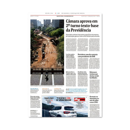 Poster Une Une de S.Paulo