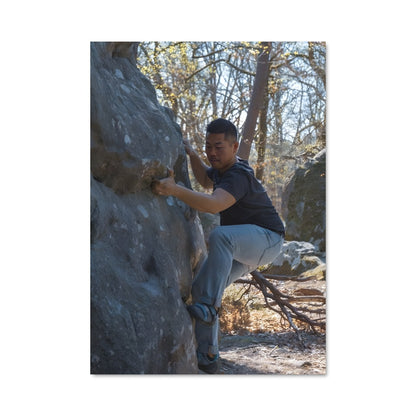 Poster Escalade en Forêt