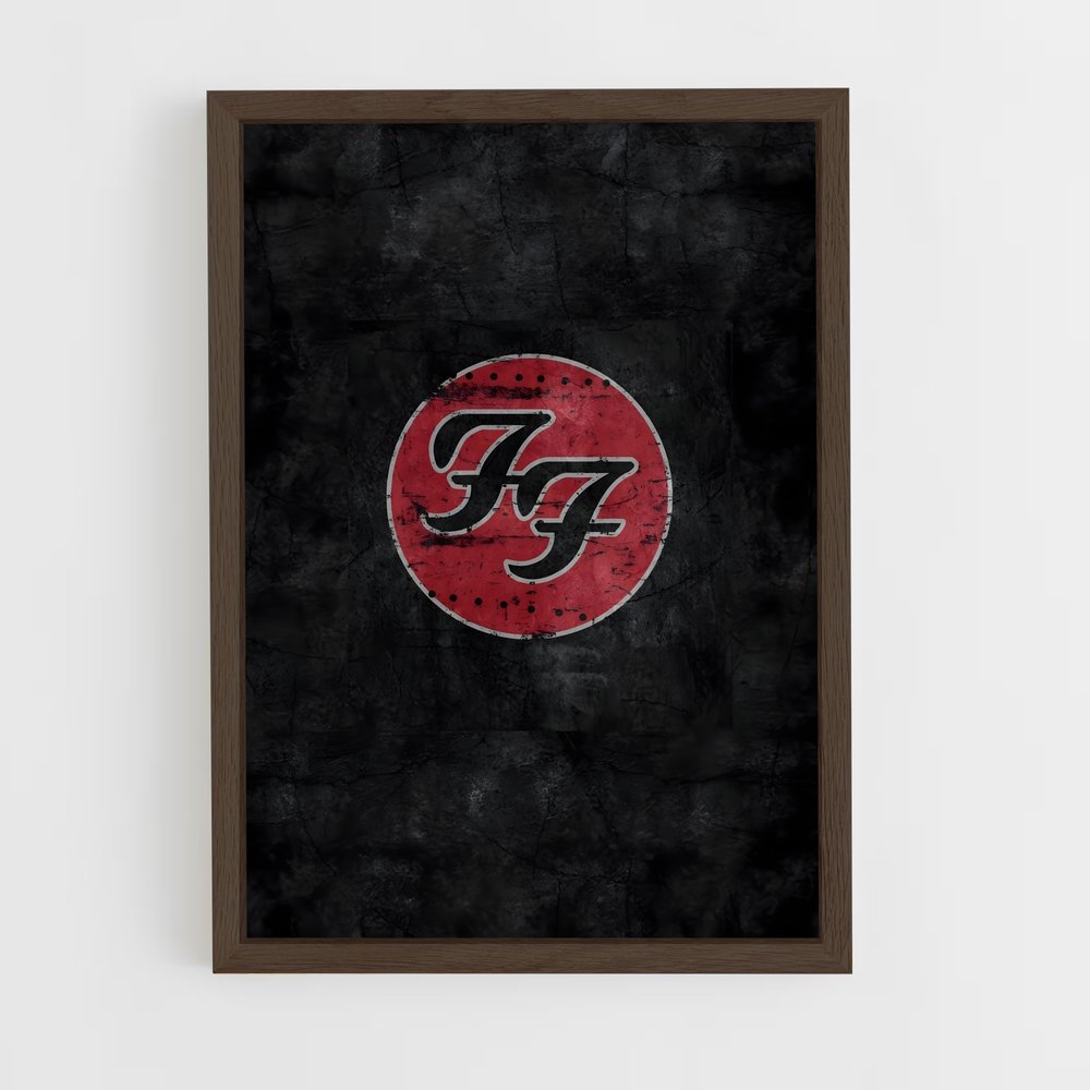 ap-foo fighters-6 cadre Bois foncé