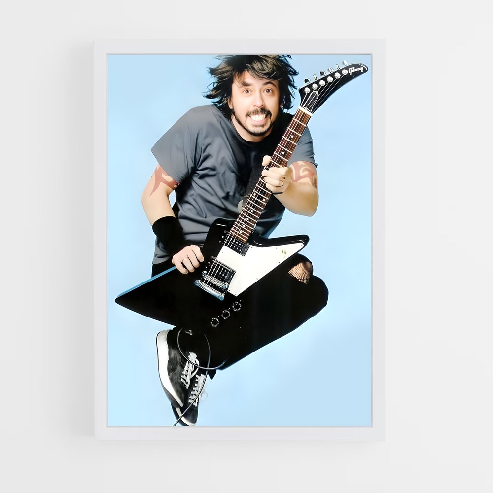 ap-foo fighters-9 cadre Blanc