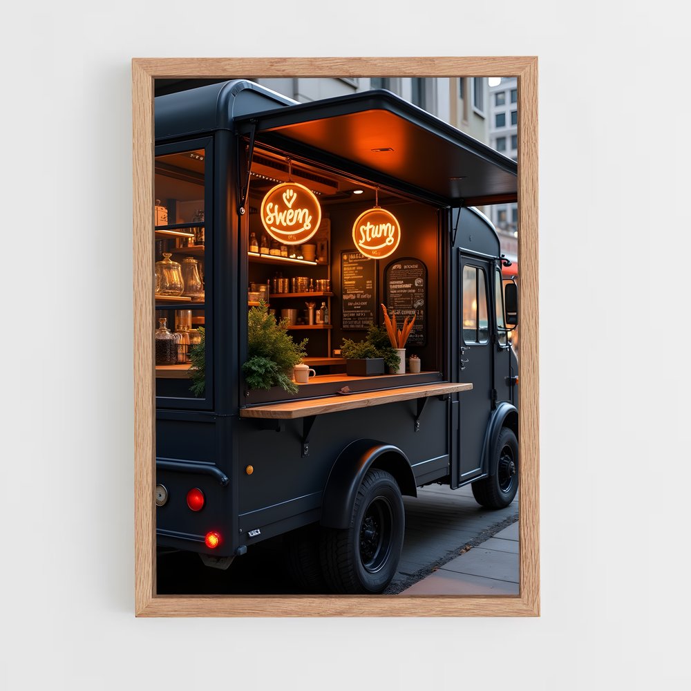 ap-food truck-2 cadre Bois clair