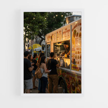 ap-food truck-4 cadre Blanc