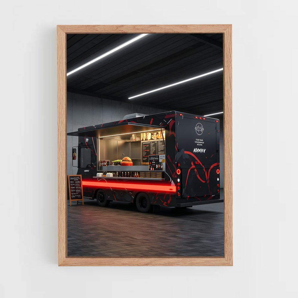 ap-food truck-5 cadre Bois clair
