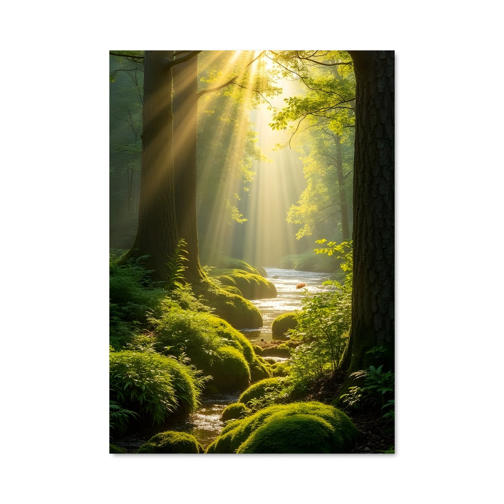 Poster Rayons de Forêt