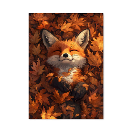 Poster Renard des Bois