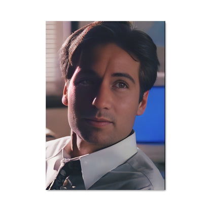 Poster Mulder en Costume
