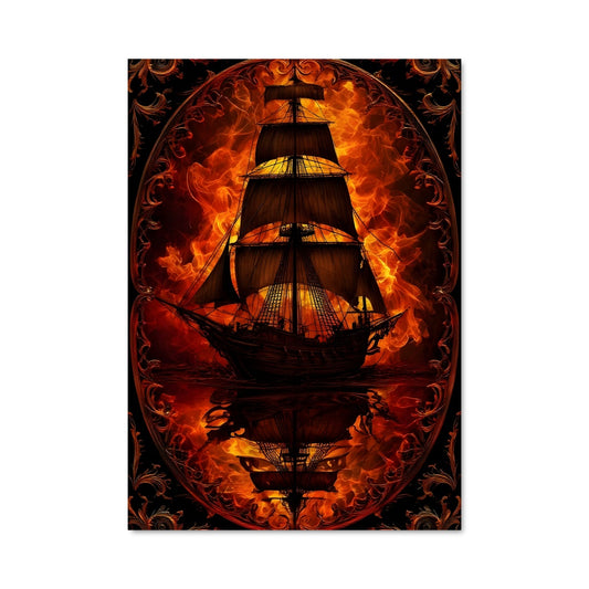 Poster Flamme Marine