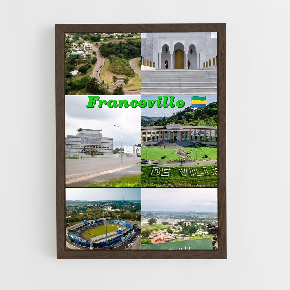 ap-franceville-1 cadre Bois foncé