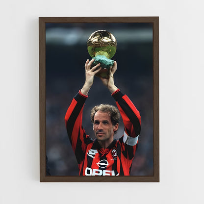ap-franco baresi-1 cadre Bois foncé