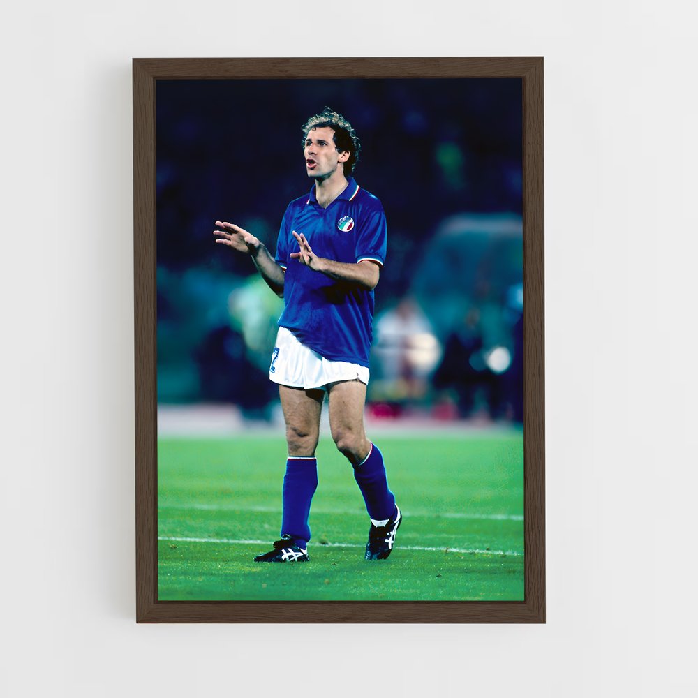 ap-franco baresi-10 cadre Bois foncé