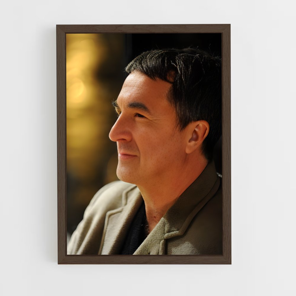 ap-francois cluzet-2 cadre Bois foncé