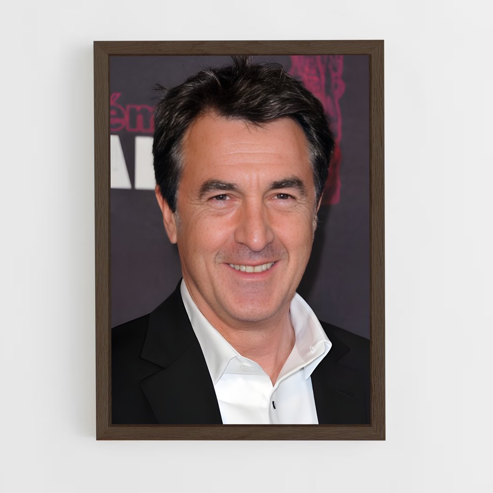 ap-francois cluzet-5 cadre Bois foncé