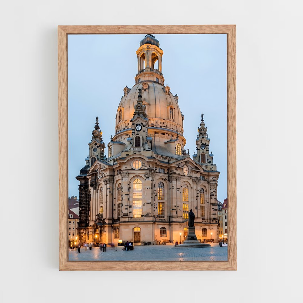 ap-frauenkirche dresden-1 cadre Bois clair