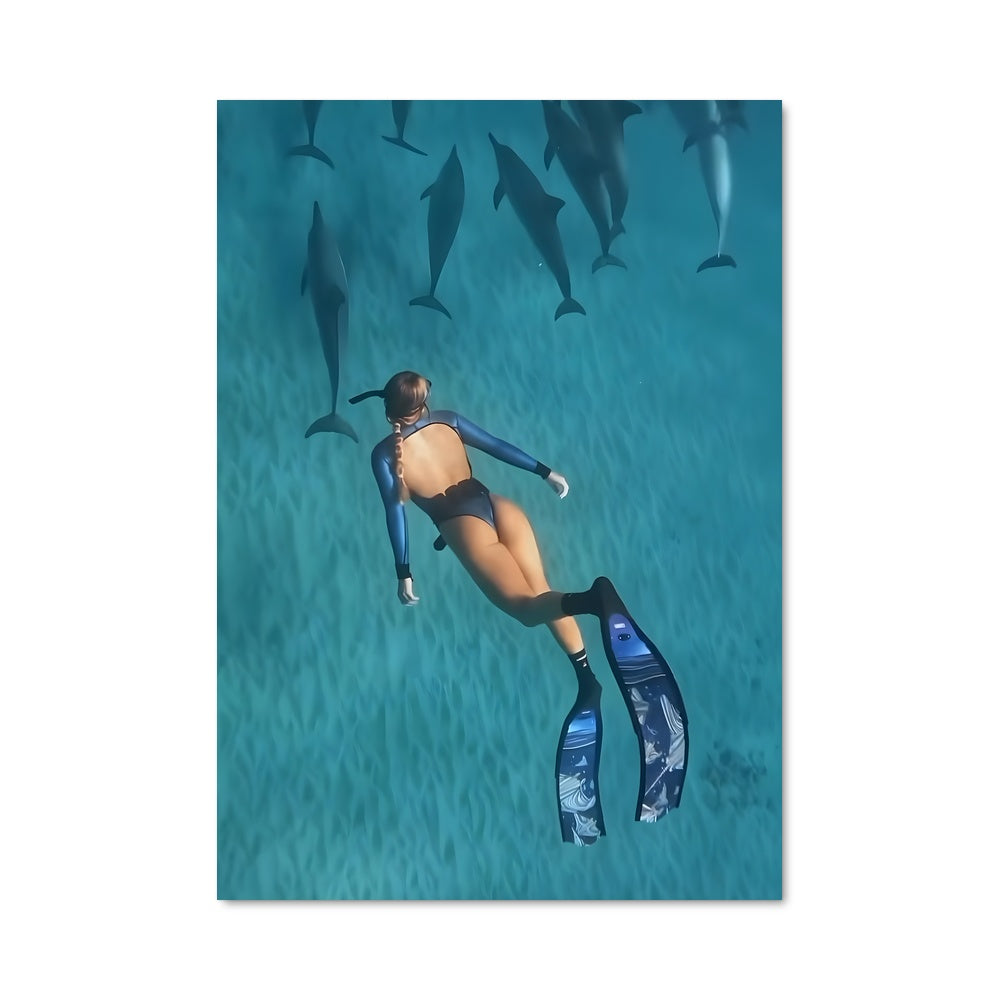 Poster Danse Sous-Marine
