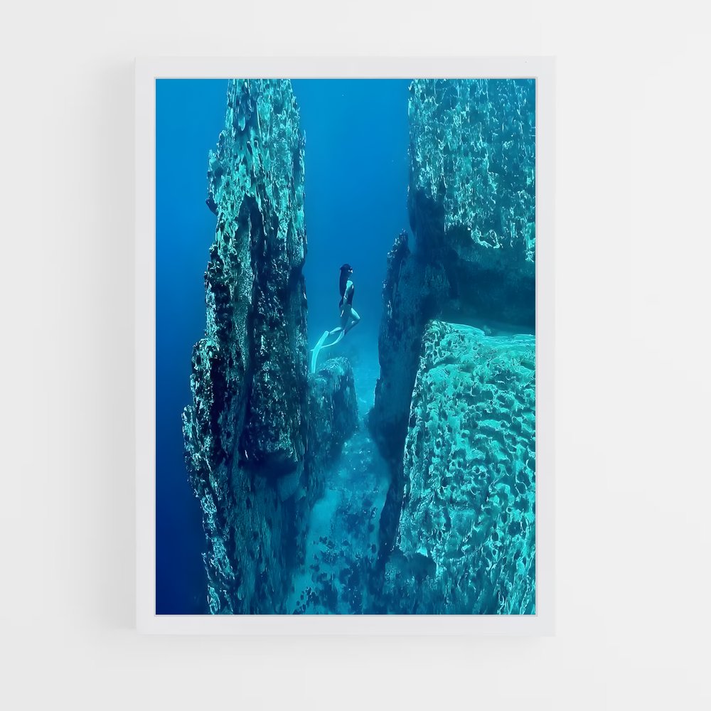 ap-free diving-2 cadre Blanc