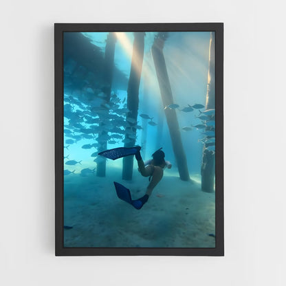 ap-free diving-4 cadre Noir