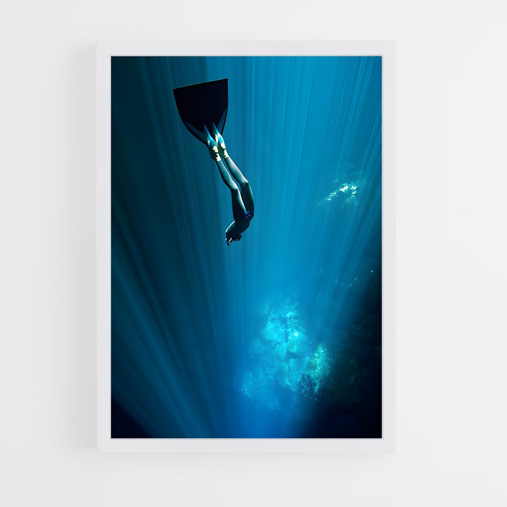 ap-free diving-7 cadre Blanc