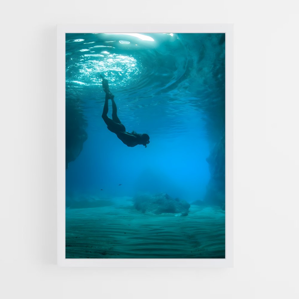 ap-free diving-8 cadre Blanc