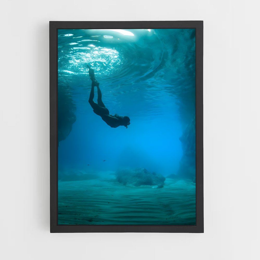 ap-free diving-8 cadre Noir