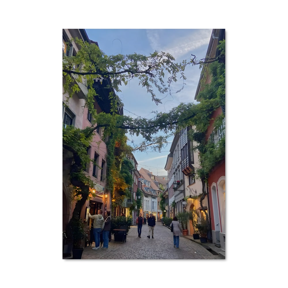 Poster Rue Pavée de Colmar