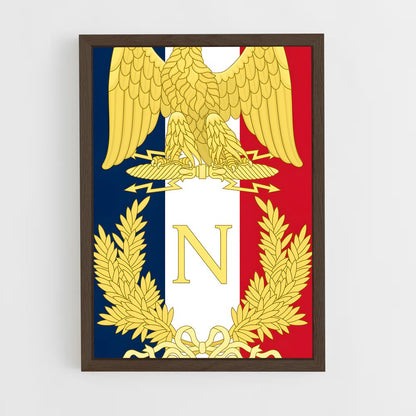 ap-french empire-2 cadre Bois foncé