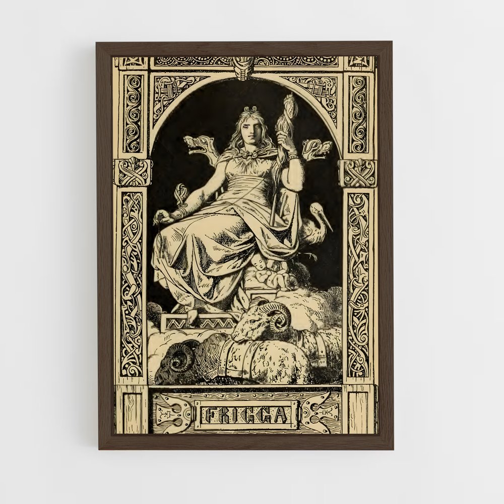 ap-frigg-3 cadre Bois foncé