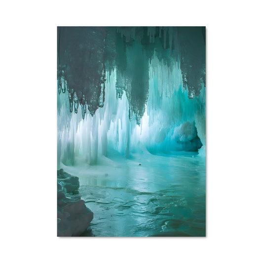 Poster Frozen waterfall 96901