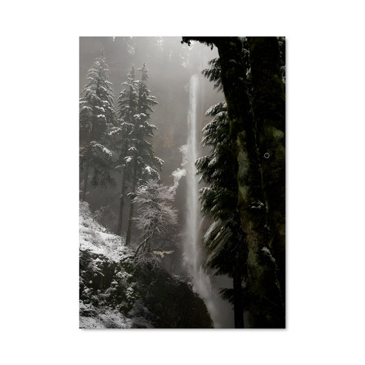 Poster Frozen waterfall 96908