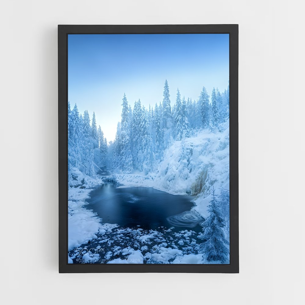 ap-frozen waterfall-7 cadre Noir