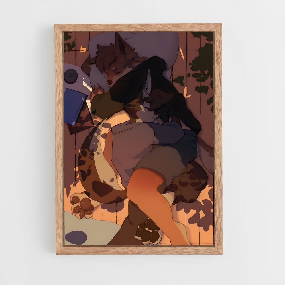 ap-furry-3 cadre Bois clair