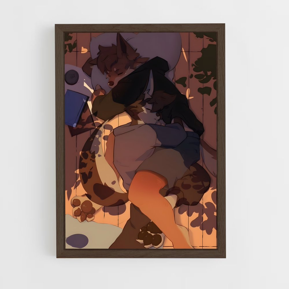 ap-furry-3 cadre Bois foncé