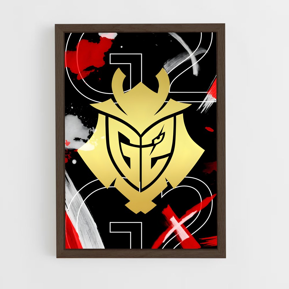 ap-g2 esports-6 cadre Bois foncé