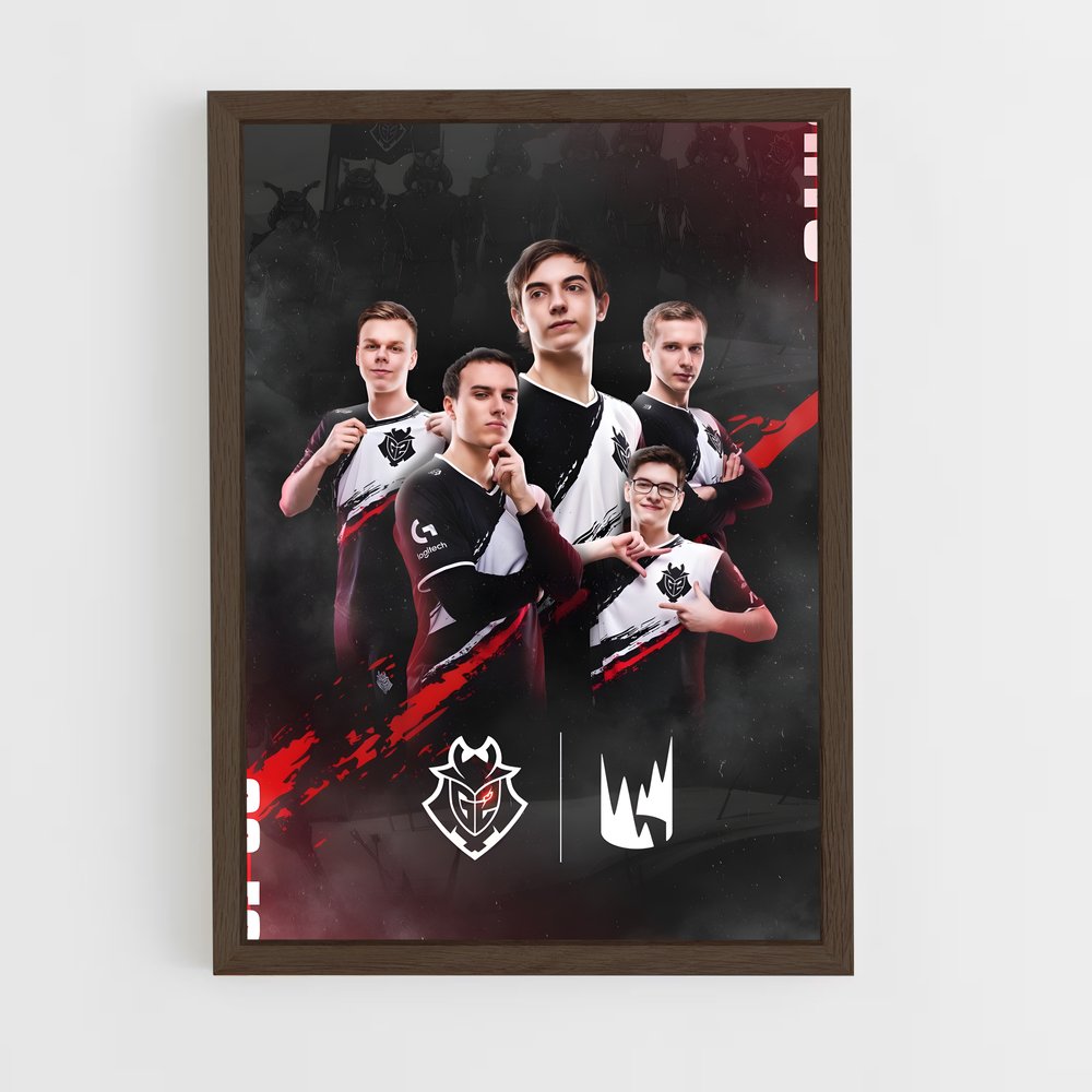 ap-g2 esports-7 cadre Bois foncé