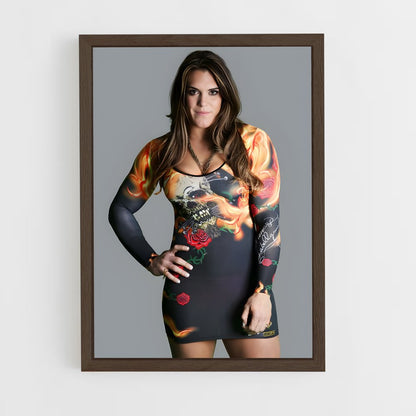 ap-gabi garcia-3 cadre Bois foncé