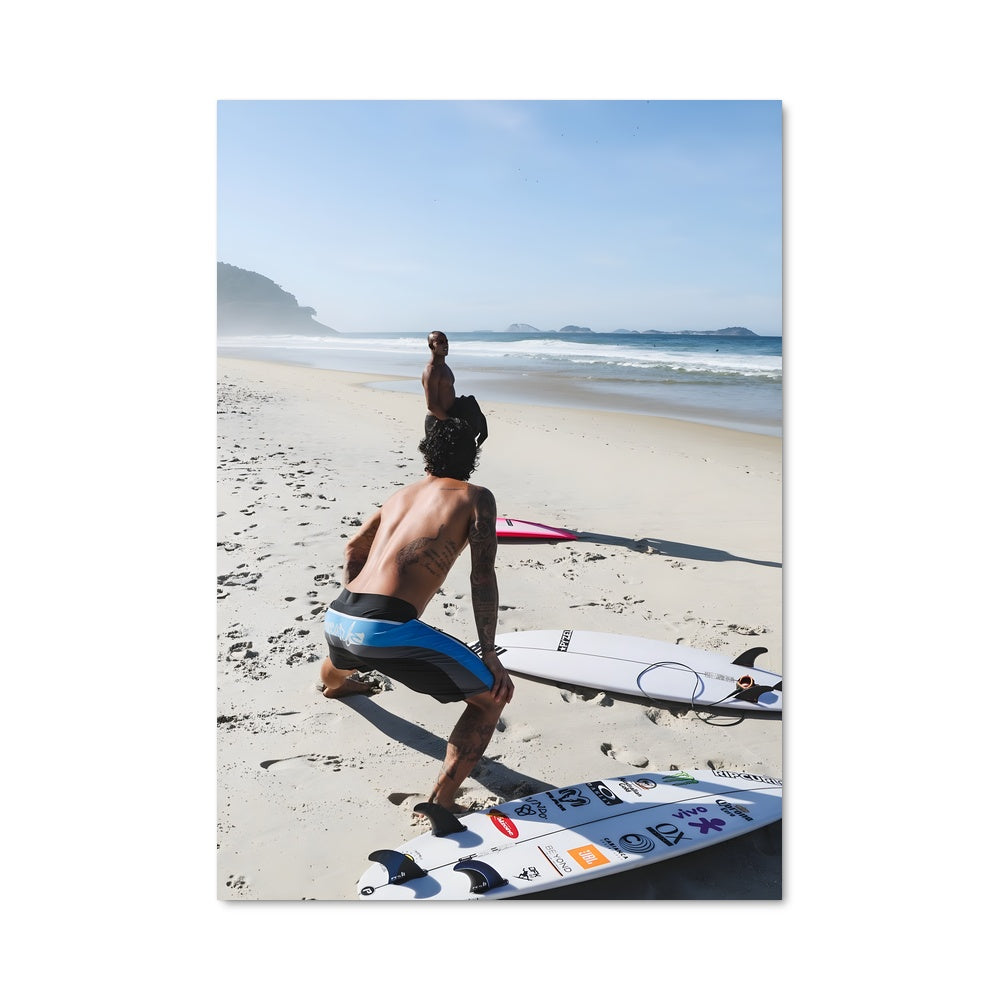 Poster Surf et Sable