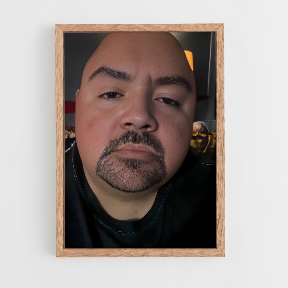 ap-gabriel iglesias-1 cadre Bois clair