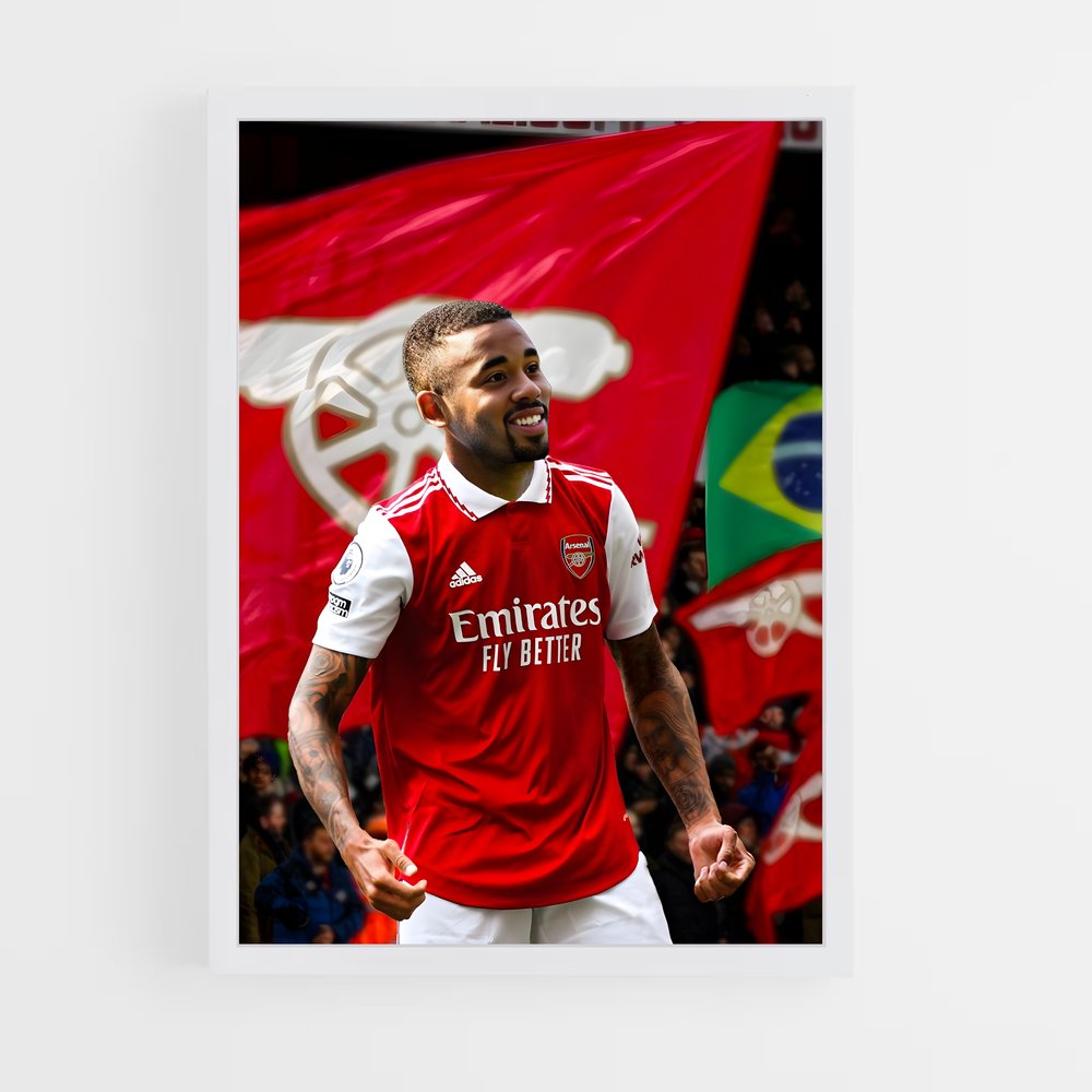 ap-gabriel jesus-9 cadre Blanc