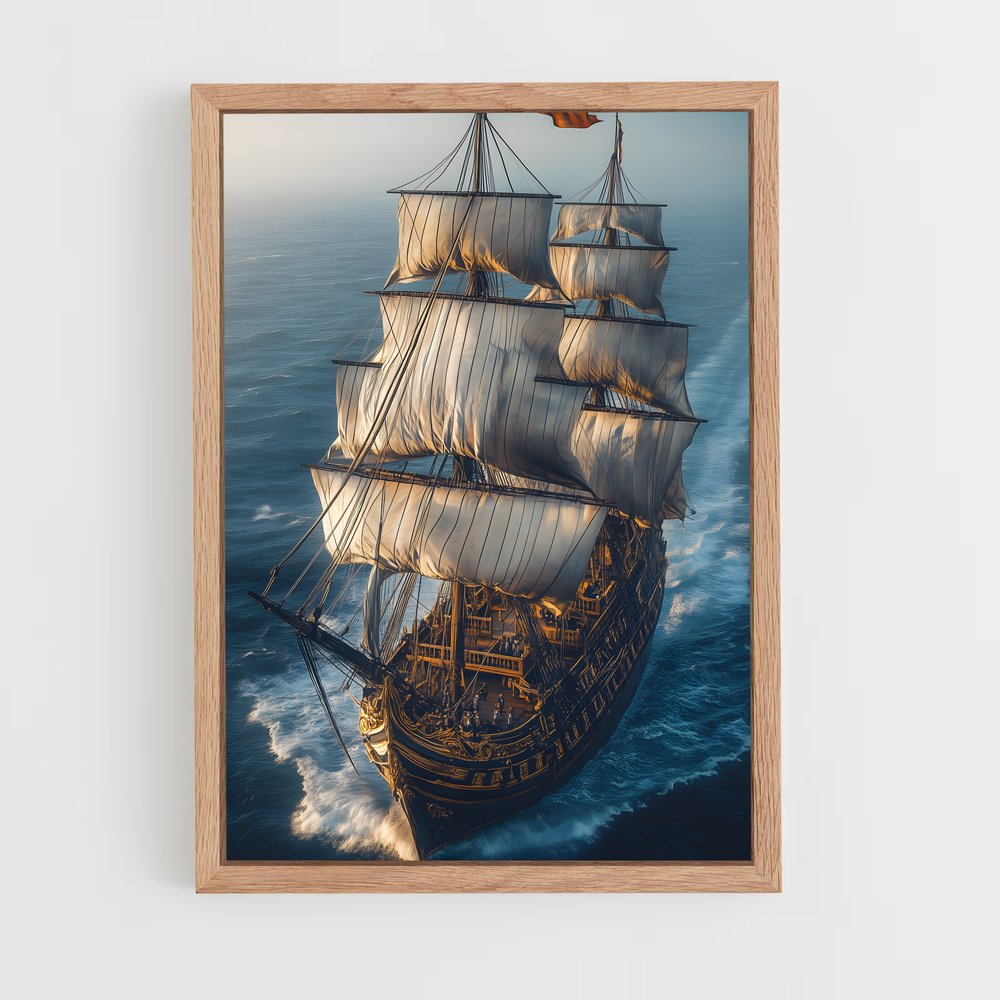 ap-galleon-3 cadre Bois clair