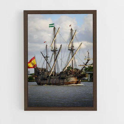 ap-galleon-4 cadre Bois foncé