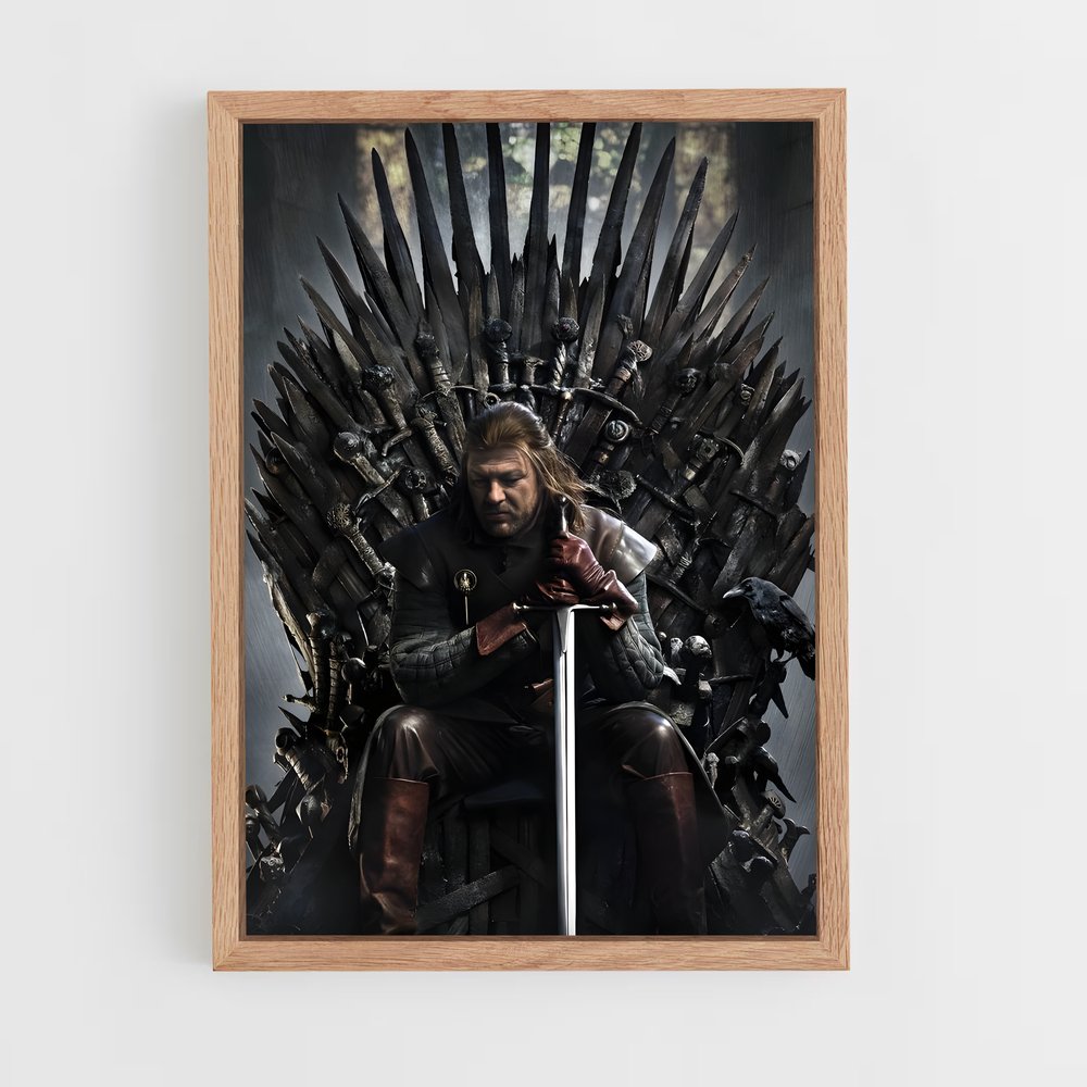 ap-game of thrones-9 cadre Bois clair