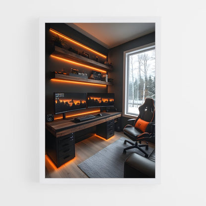 ap-game room-12 cadre Blanc